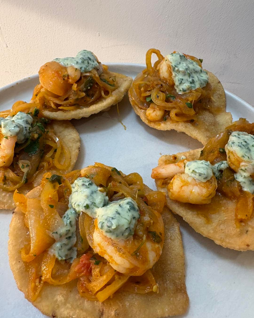 Sharing plates from a themed dinner